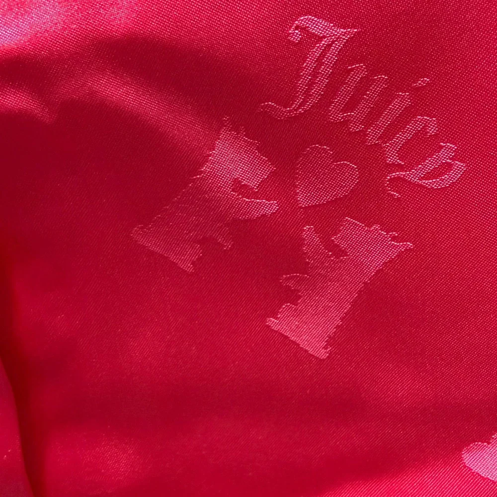 Juicy Couture Girls Pink Satin Pajama Set Scottie Dog Rhinestone 6/6X NEW